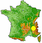 Grenoble  25km, Valence, Lyon, Chambry  moins de 100km.